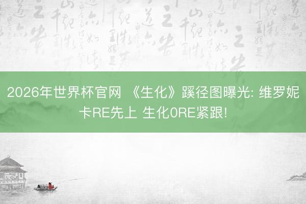 2026年世界杯官网 《生化》蹊径图曝光: 维罗妮卡RE先上 生化0RE紧跟!